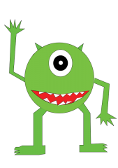 Free One Eyed Monster Clipart