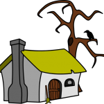 Free Witches Cottage Clipart