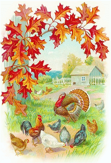 Free Thanksgiving Scenes Clipart