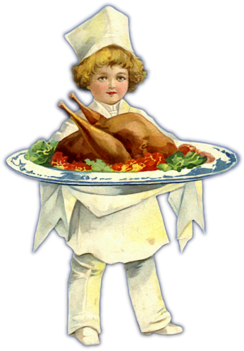 Free Thanksgiving Chef Clipart