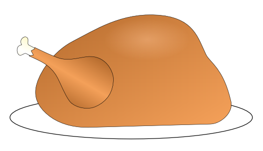 Free Turkey Dinner Clipart