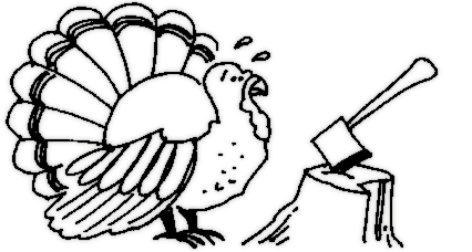 Free Worried Turkey Clipart