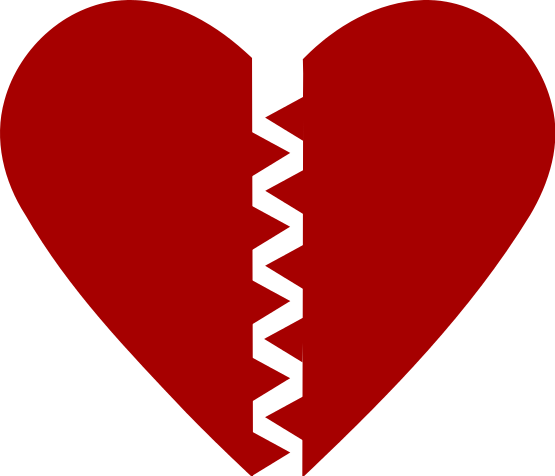 Free Broken Hearts Clipart