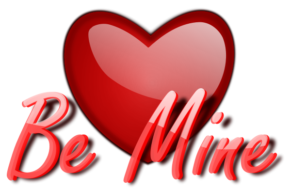 Free Be Mine Clipart