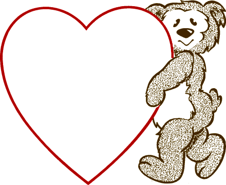 Free Valentine Bears Clipart