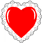 Free Lacy Hearts Clipart