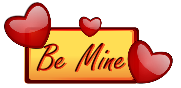 Free Be Mine Clipart
