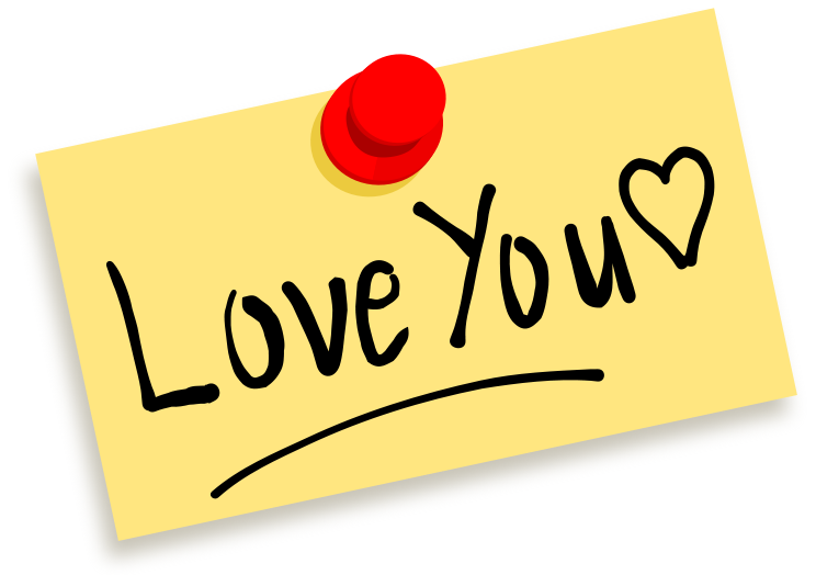 Free Love Words Clipart
