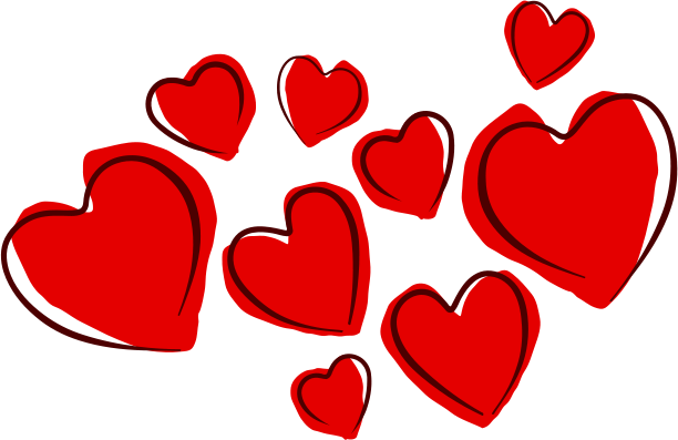 Free Valentine Hearts Clipart