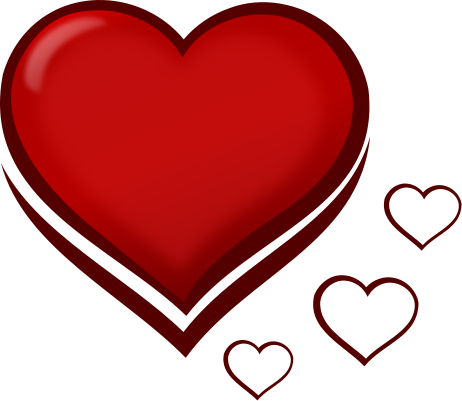 Free Valentine Hearts Clipart