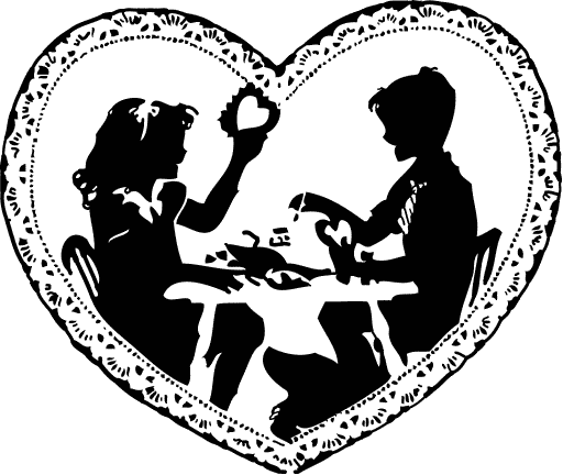 Free Valentine Silhouettes Clipart