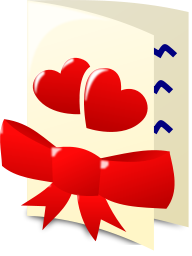 Free Heart and Ribbon Clipart