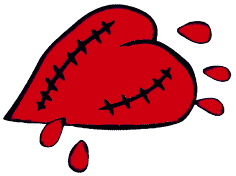 Free Broken Hearts Clipart