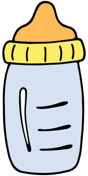 Free Babies Bottle Clipart