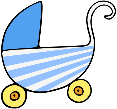 Free Baby Stroller Clipart
