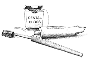 Free Dental Floss Clipart