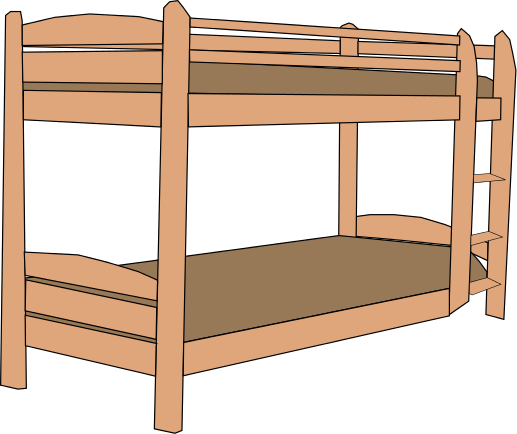 Free Bunk Bed Clipart Clip Art Image, Free Bunk Beds
