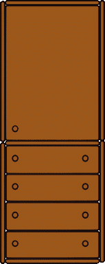 Free Bedroom Cabinet Clipart