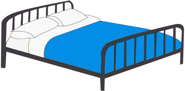 Free Bed Clipart