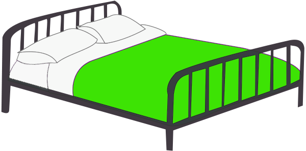 Free Bed Clipart