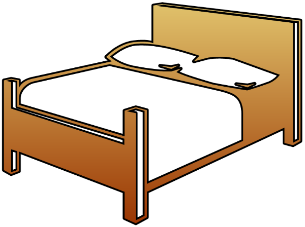 Free Double bed Clipart