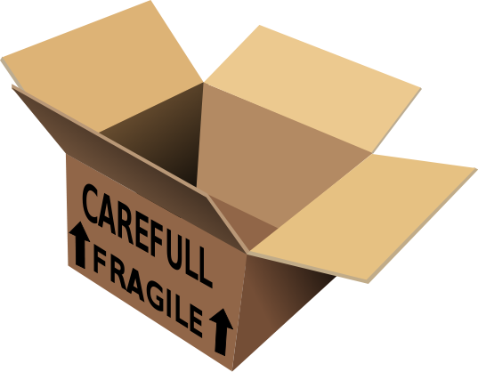 Free Fragile Box Clipart