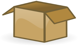 Free Cardboard Box Clipart