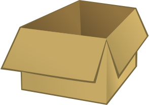 Free Cardboard Box Clipart