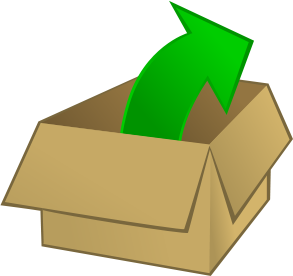 Free Cardboard Box Clipart