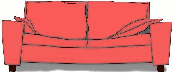 Free Couch Clipart