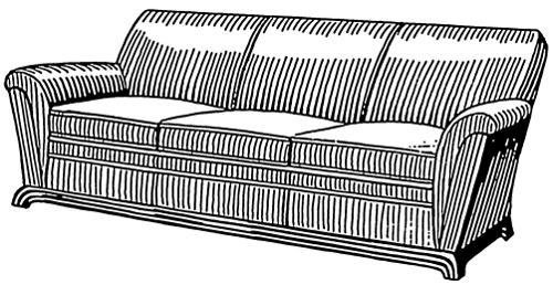 Free Couch Clipart