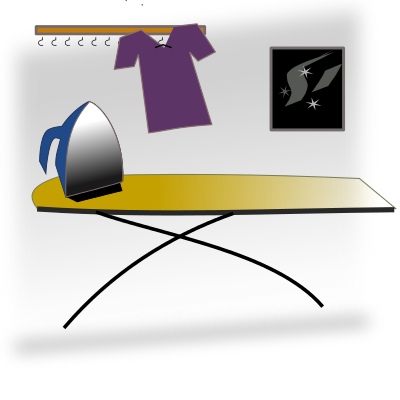 Free Ironing Board Clipart