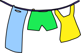 Free Clothes Line Clipart