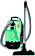Free Canister Vacuum Cleaner Clipart